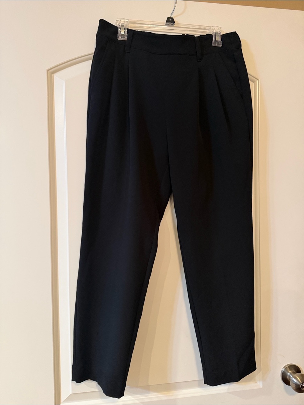 LOFT Black Tapered Dress Pants